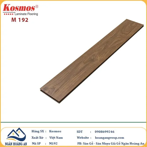 Sàn Gỗ Công Nghiệp KosMos Dày 8mm M192